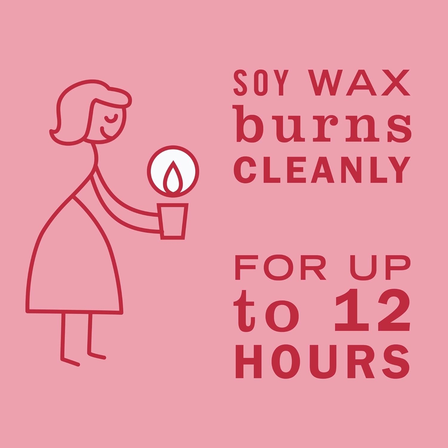 MRS. MEYER'S CLEAN DAY Soy Tin Candle, 12 Hour Burn Time, Made with Soy Wax and Essential Oils, Peppermint, 2.9 oz - Image 4