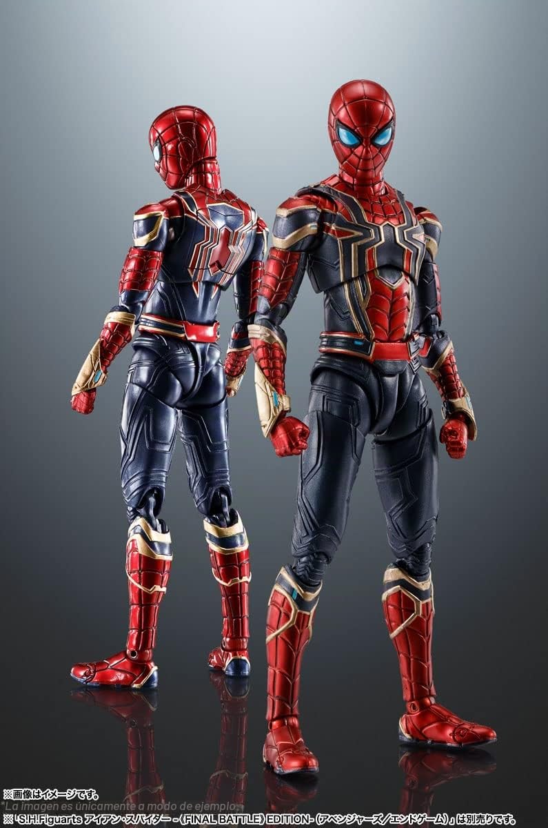 TAMASHII Nations Iron Spider Fig. 14,5 cm Spider-Man no Way Home SH figuarts re-Run