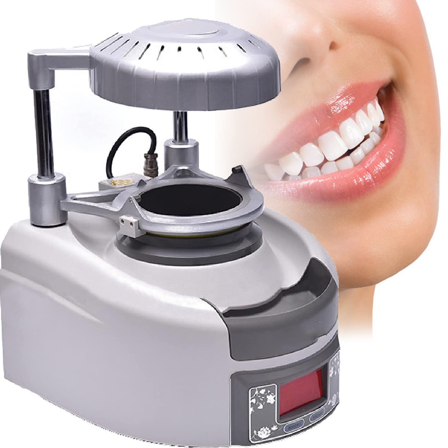 Dental Vacuum Forming Molding Machine Lab Heat Thermoforming Motor Equipment 50W Fully Automatic Molding Heavy Duty Adjustable Material