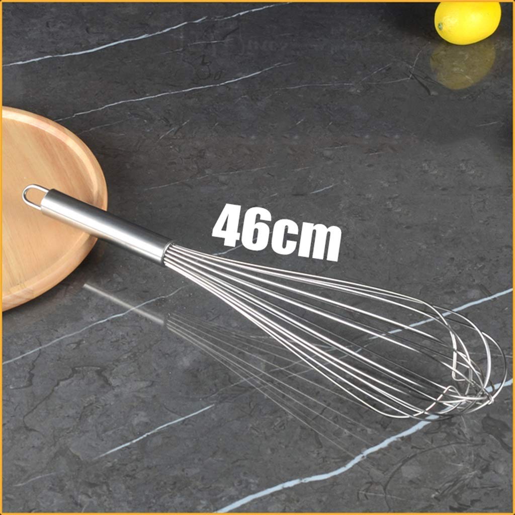ZHANGXIAO Varillas De Batir, Engrosado Acero Inoxidable Robusto Durable Remover Masa Huevo Crema Cocina Horneando (tamaño : 61cm)