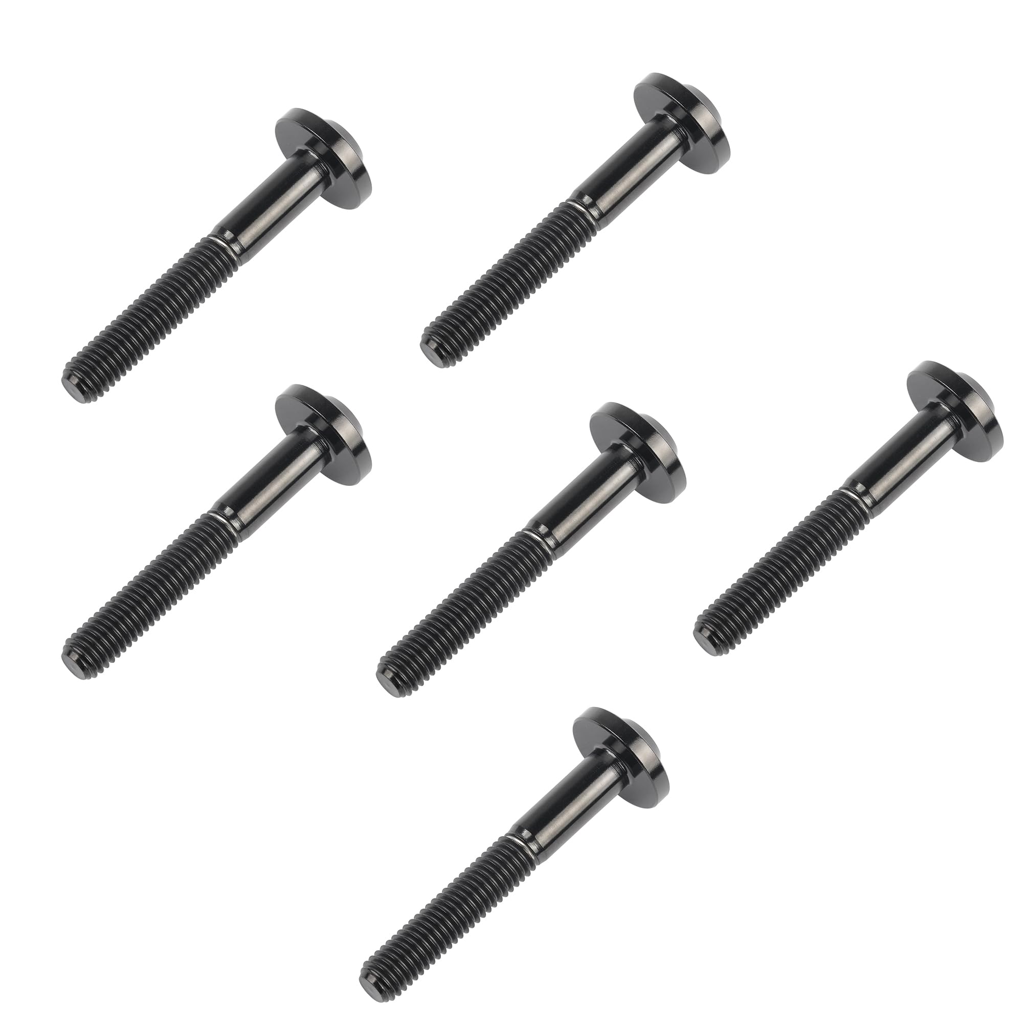 DWAMMEBRS Bolt T25 Torx Screws M5x10 12 15 20 25 30 35mm Corrosion Bolts for Cycling Motorcycle Automotive(Black,M5x30mm)
