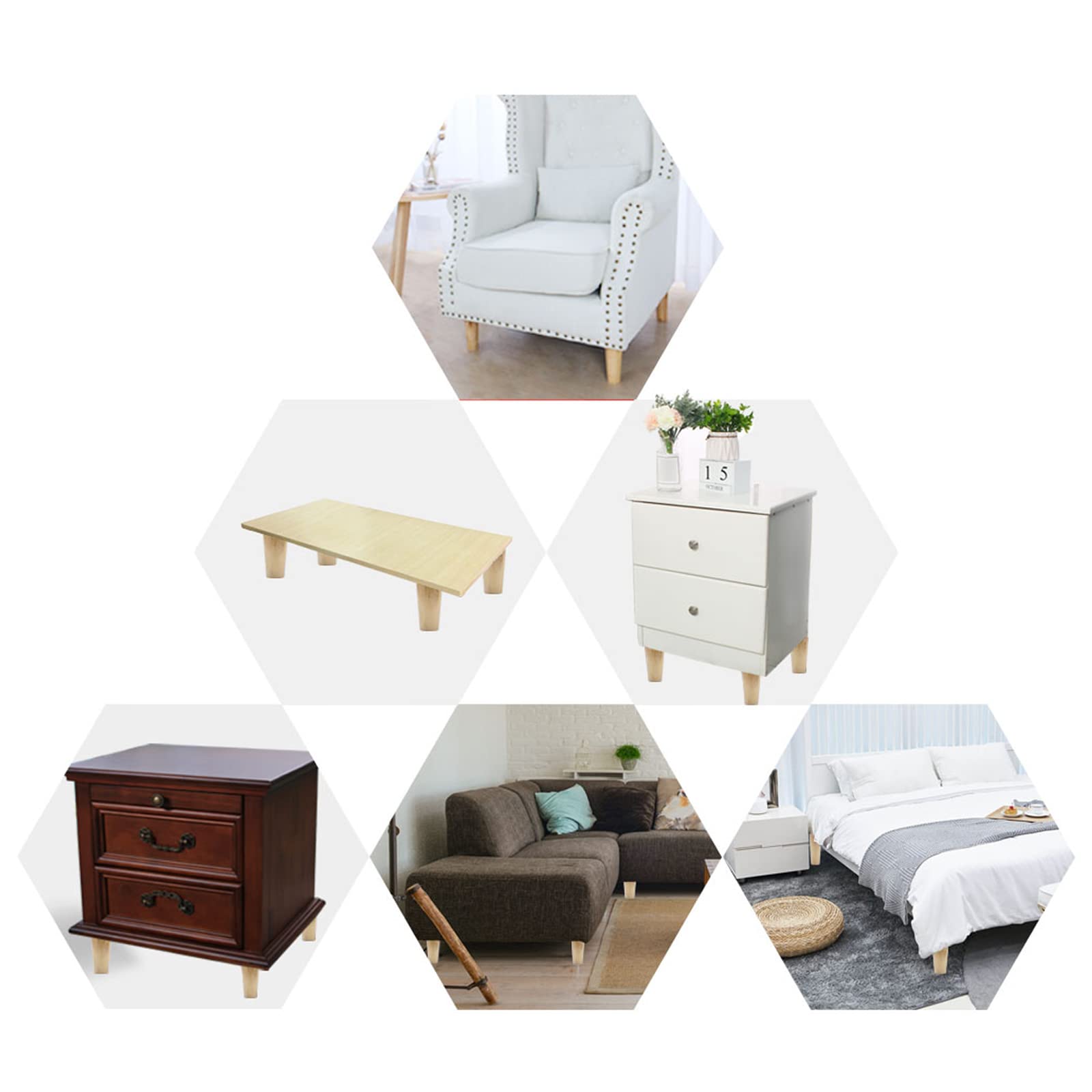 Txcucc Leg Mounting Plates, Furniture Leg Attachment