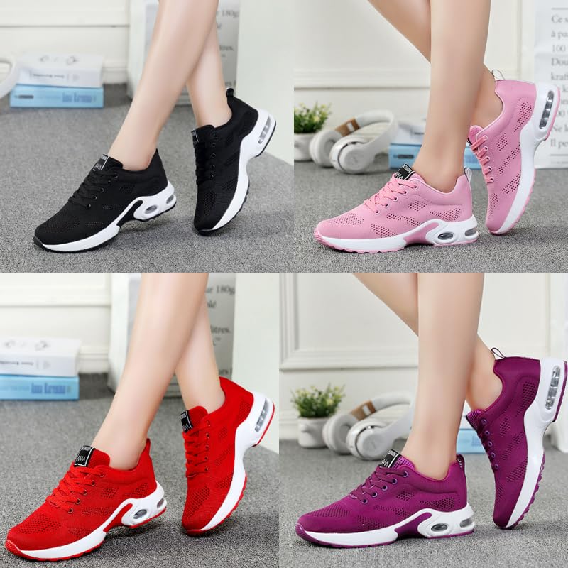 Womens Sneakers Air Cushion Running Shoes Lightweight Tennis Walking Shoes Mesh Breathable Gym Work Fashion Sneakers Athletic Comfortable Casual,Orthopedic Shoes for Women3