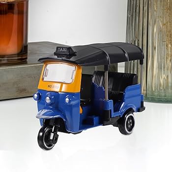 Amazon.co.jp: 合金製タイの三輪車モデルレトロなデスクトップ