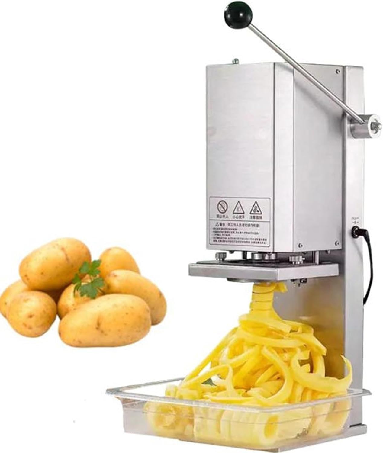 ASerZenith Electric Potato Slicer With Adjustable Thickness For Vegetables