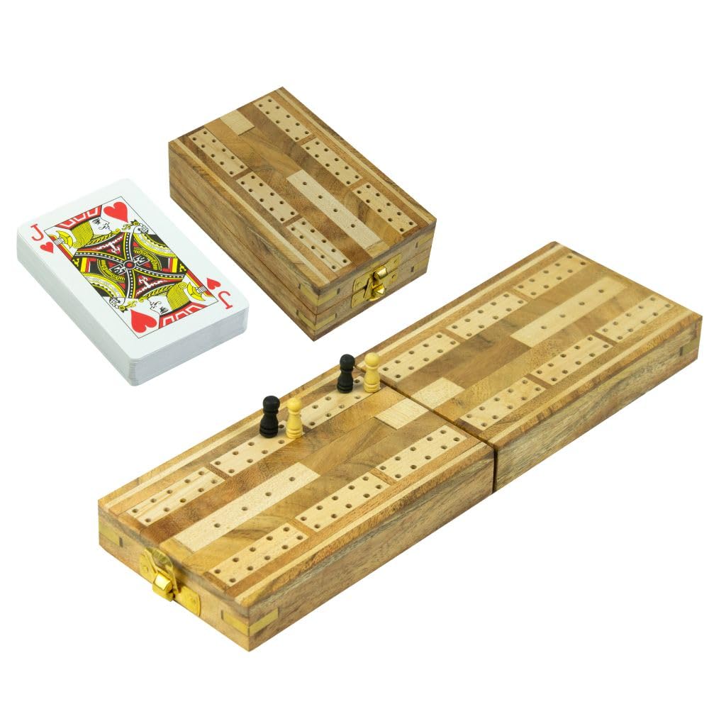 Wooden folding Cribbage set (UK)