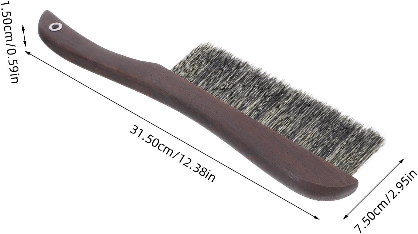 Small Cleaning Brush with Wooden Handle Soft Bristle for Piano