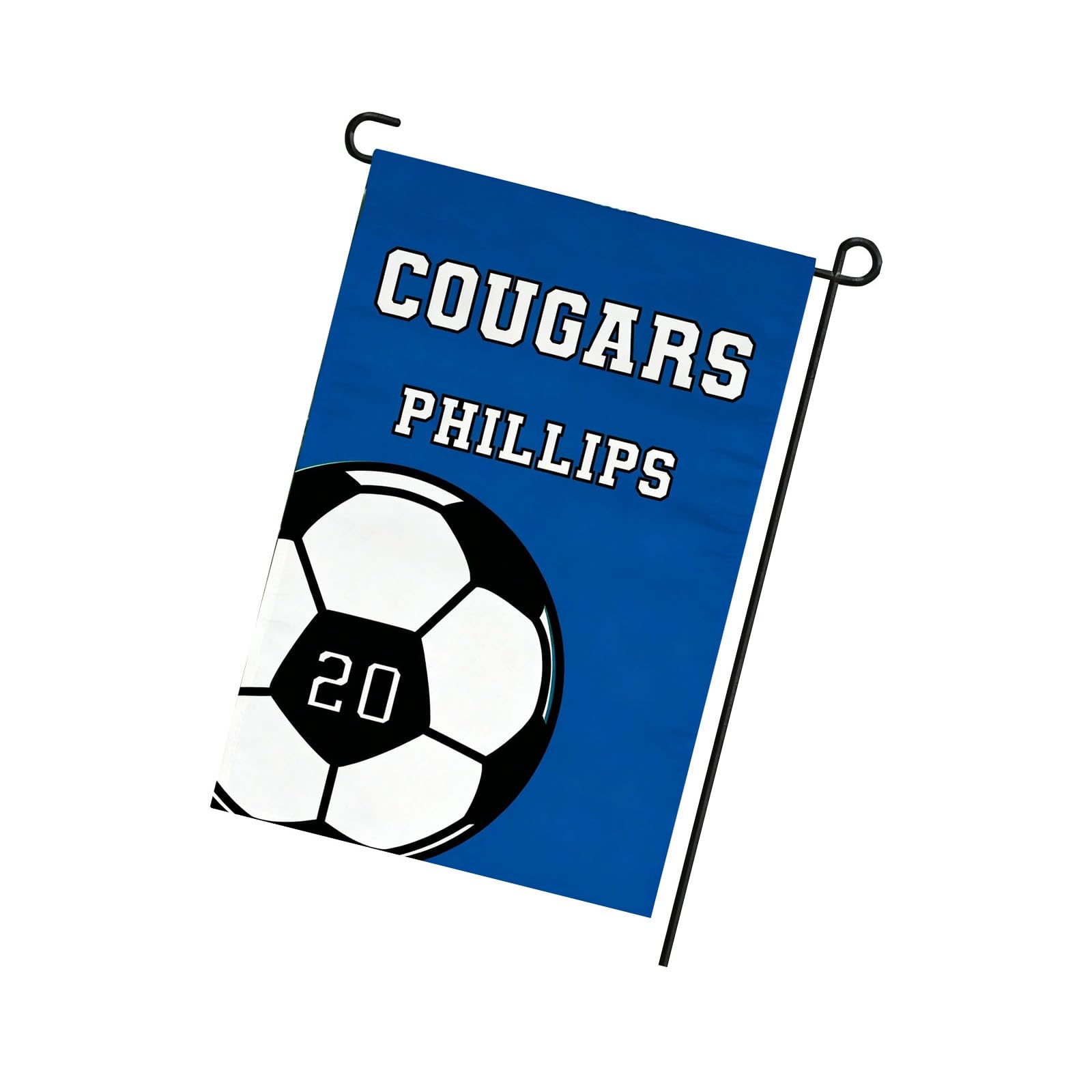 SHINLHUA Colorful 30X45Cm Football Themed Garden Flag Made From Good Polyester for Outdoor Decor Dynamic Soccer Standard Celebration Football Flag