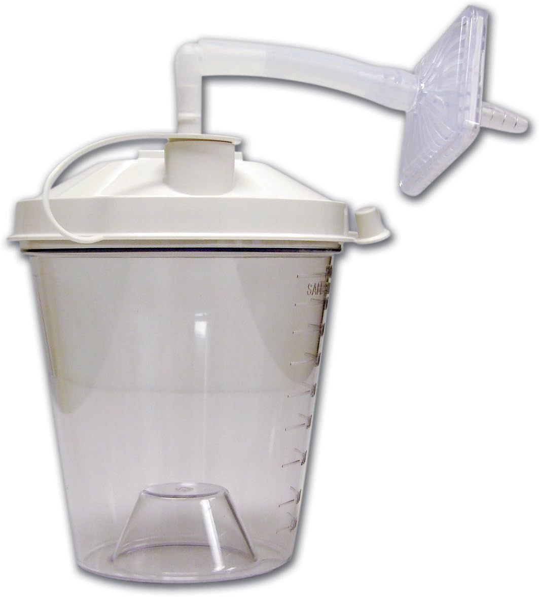 Drive Medical - 610-12B Disposable Suction Canister, Pack of 12 : Health & Household
