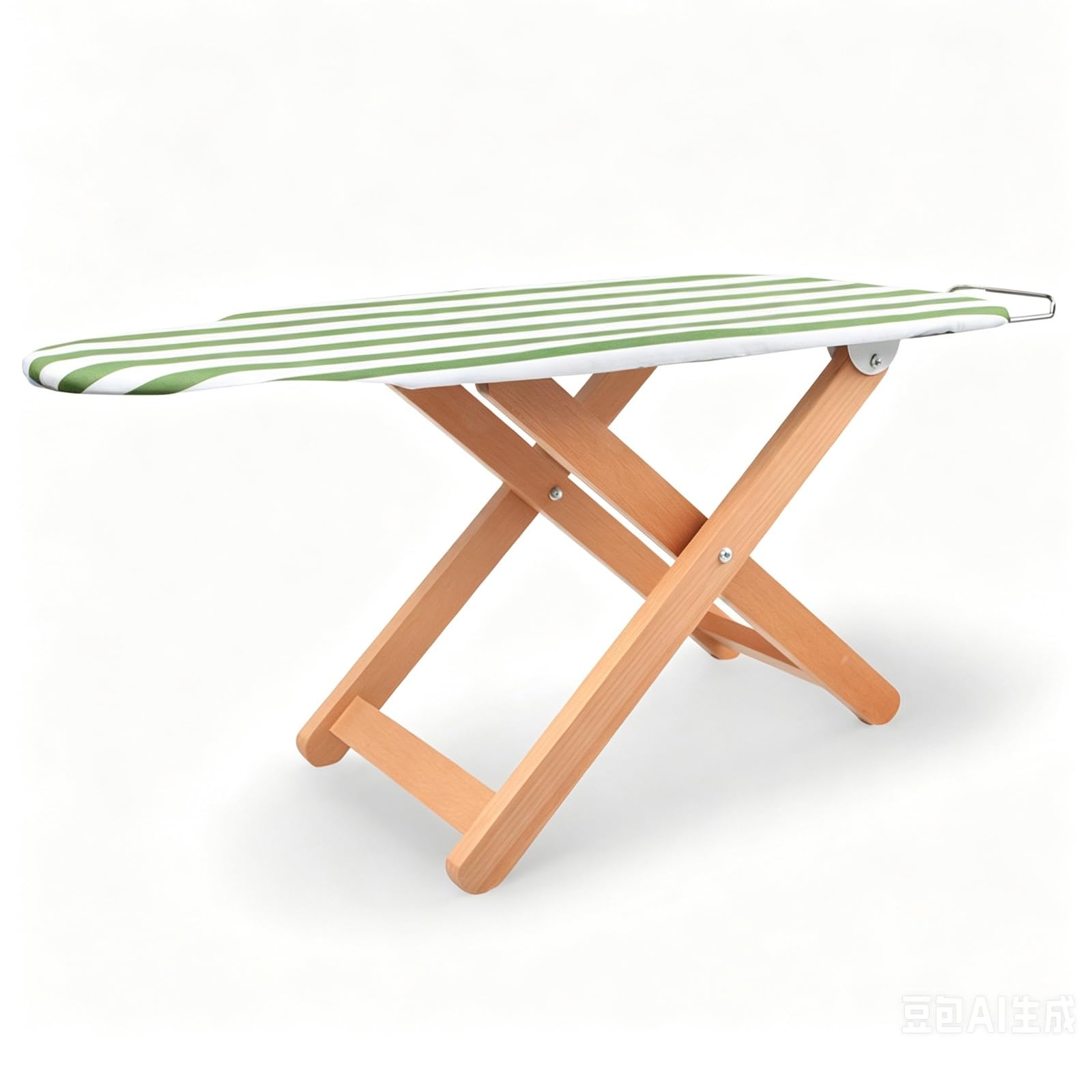 Wooden Tabletop Ironing Board, Folding Ironing Board, with Cotton Cover