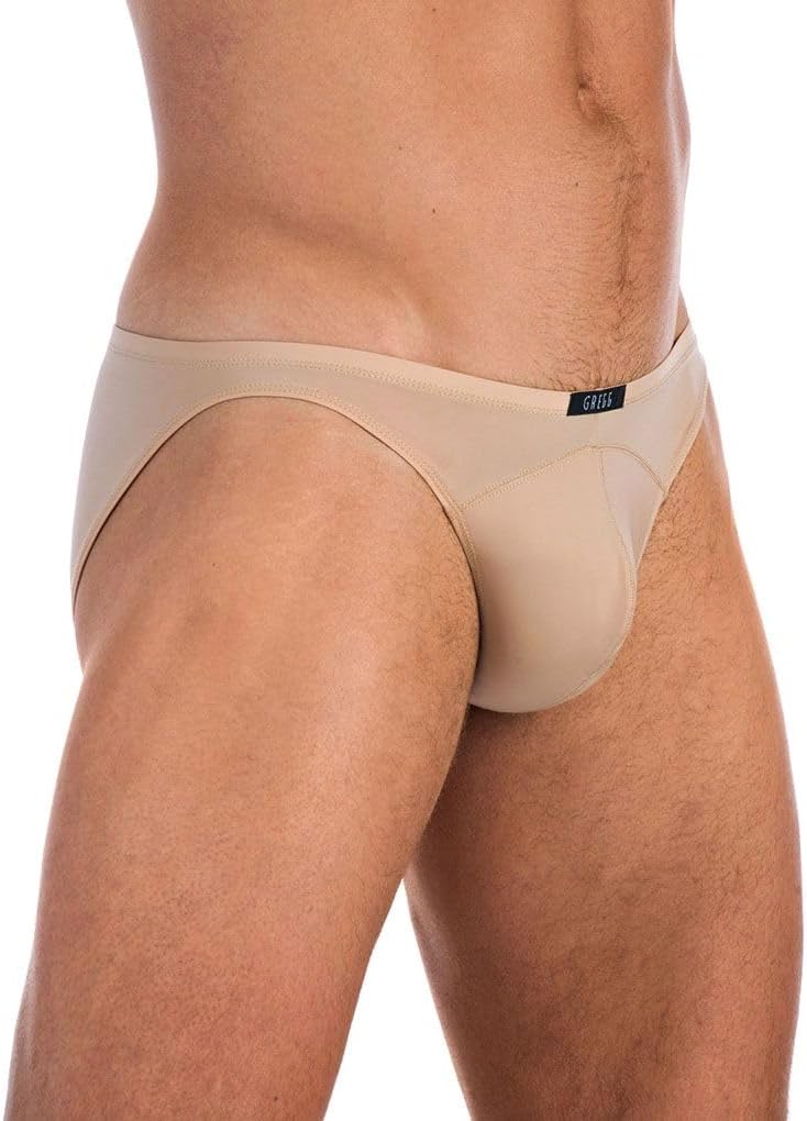 Gregg Homme Men's Virgin Stretch Microfiber Brief, 95503, Nude, L