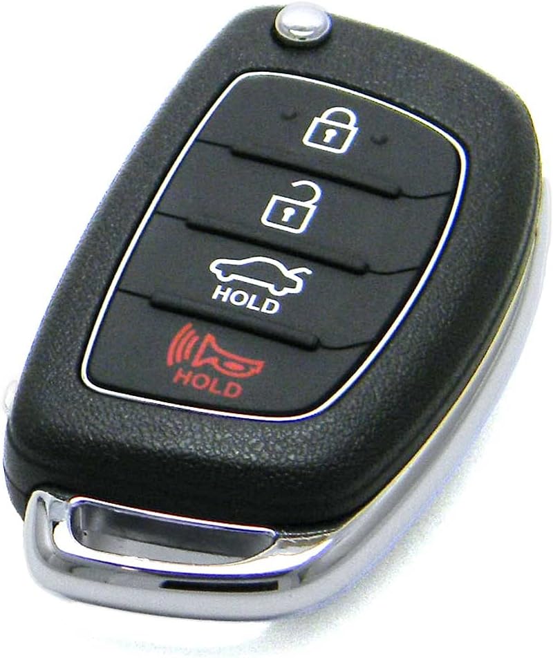 Amazon.com: OEM Electronic 4-Button Remote Flip Key Fob Compatible with ...