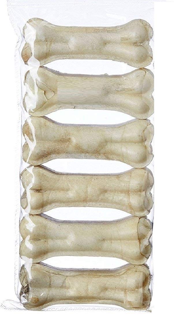 Dog Lovers Rawhide Pressed Chew Bone (3-Inch) - Pack of 6 Pieces (B01N24J0U1) Amazon Price History, Amazon Price Tracker