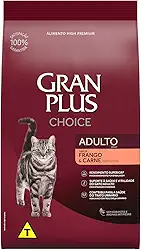 GranPlus Choice - Ração para Gatos Adultos Frango e Carne, 10.1 kg (Pacote de 1), Roxo