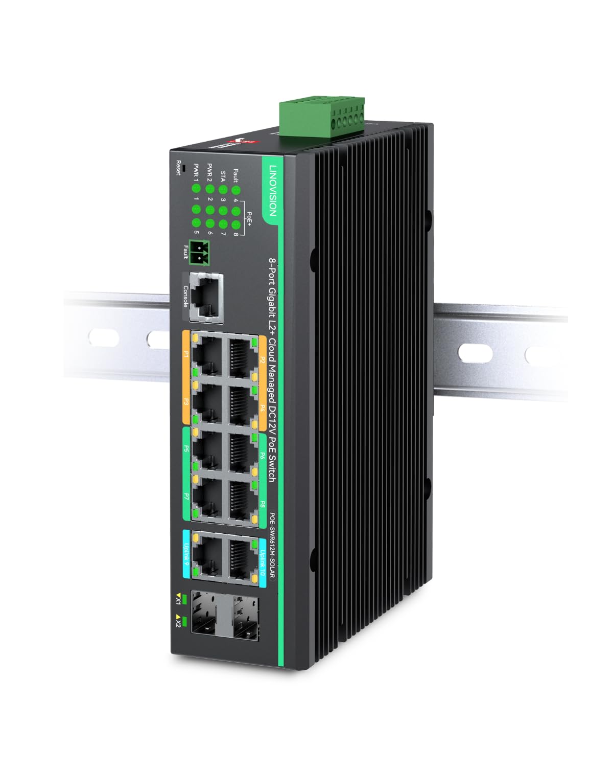 Amazon.co.jp: LINOVISION 産業用 12 ポート L2+ クラウド管理型