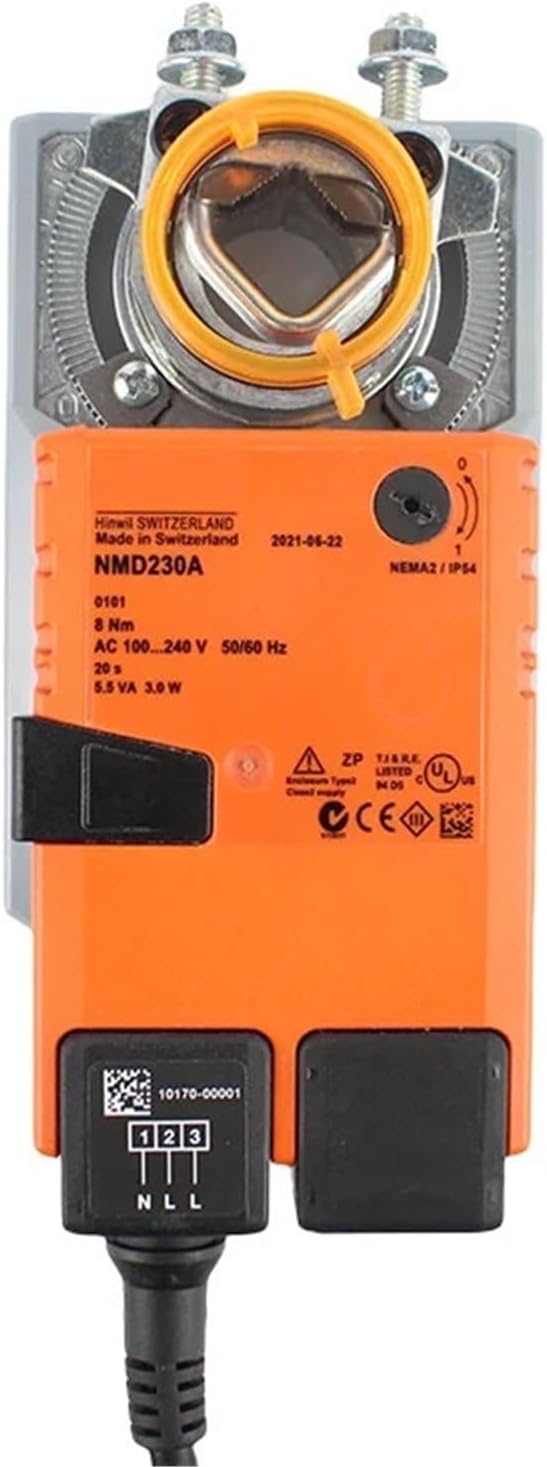 1Pcs NMD230A 8Nm AC100...240V Valve Act Uator HVAC Systems Building Ventilation Systems