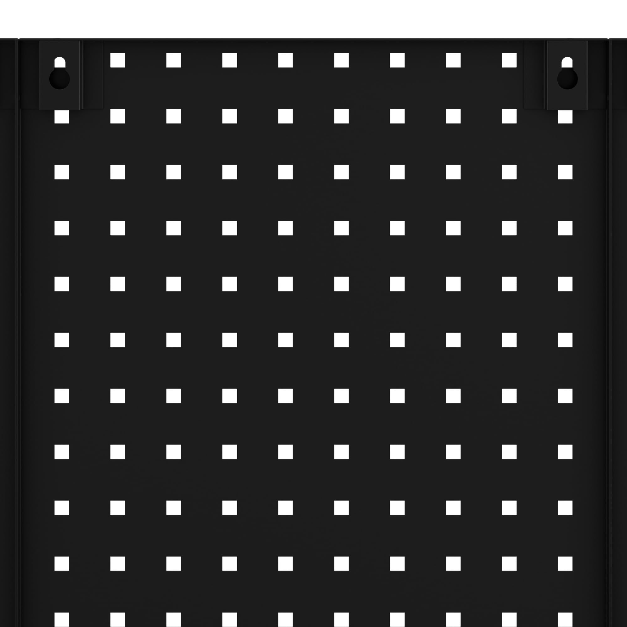 Jan Nowak Werkzeugwand Lochwand Werkstattwand Wandregal Modular Metall Kratzresistent Pulverbeschichtet 1200 x 600 x 10 mm (Schwarz)