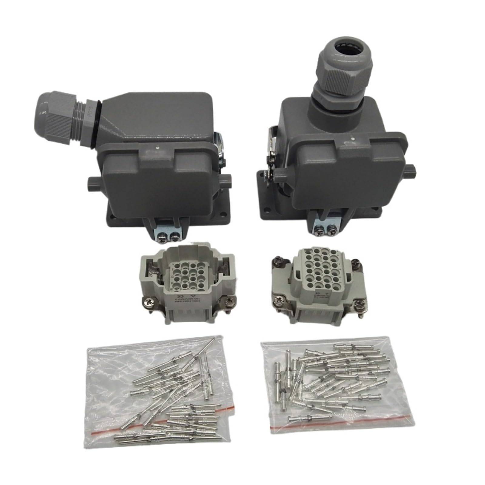 Conector rectangular HDC-HDD-024-FC/024-MC industrial resistente al agua 6
