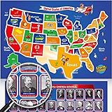 Magnetic USA Map Puzzle & President Puzzle for Kids UPDATED 2021 VERSION