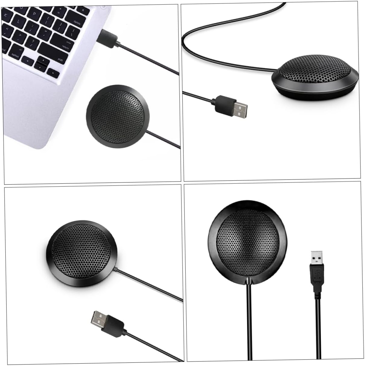 Business Conference Microphone Computer Condenser Mic Omnidirectional Sound Capture