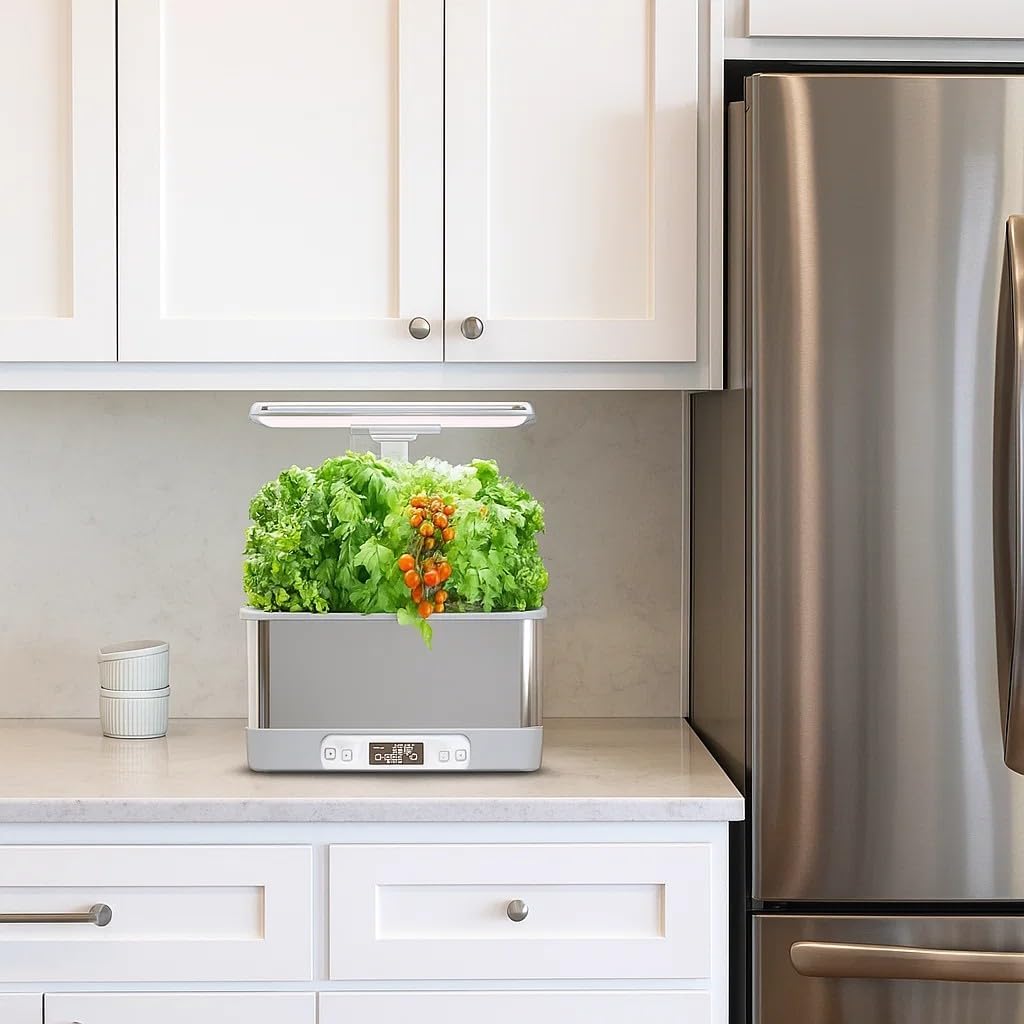 ENCASED The 8 Pod Stainless Steel Smart Indoor Water Hydroponic Garden System