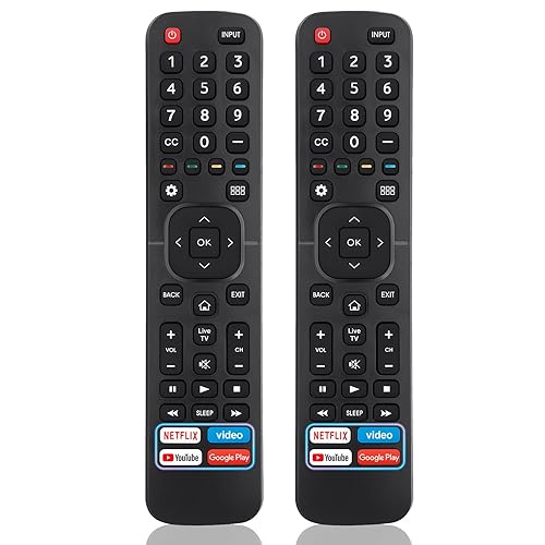 for Hisense-TV-Remote Replacement, Universal Remote Control for All Hisense Smart TVs【Pack of 2】
