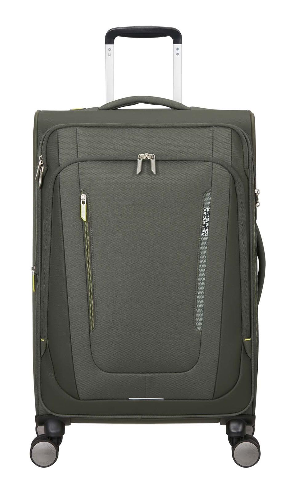 American Tourister carrello Wanderlite Spinner Exp. TSA Dark Khaki verde bosco