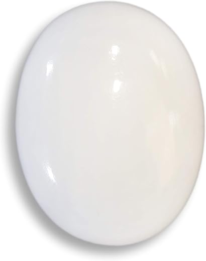 Aakarshan Opal - 9.25 Ratti - 8.48 Carat - Authentic & Natural Milky White Australian Opal for Women and Men, Certified, P...