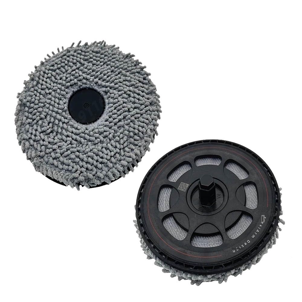 Plateau de broche avec 2 paires de serpillières pour Roborock Q Revo Slim et Master