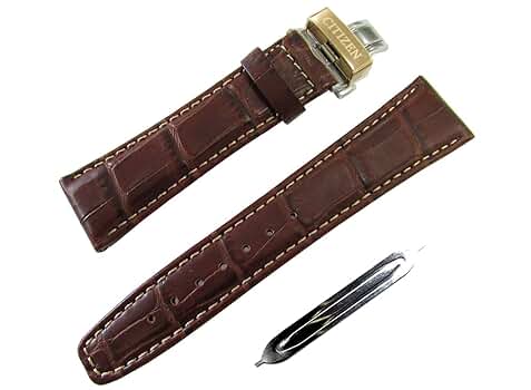Amazon.co.jp: [シチズン] CITIZEN 純正 カーフ レザーバンド