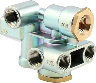 ATracyPart Sealco 110500 Replacement Spring Brake Control Valve - Trailer Priority Valve 3/8" Ports Emergency Parking Brake