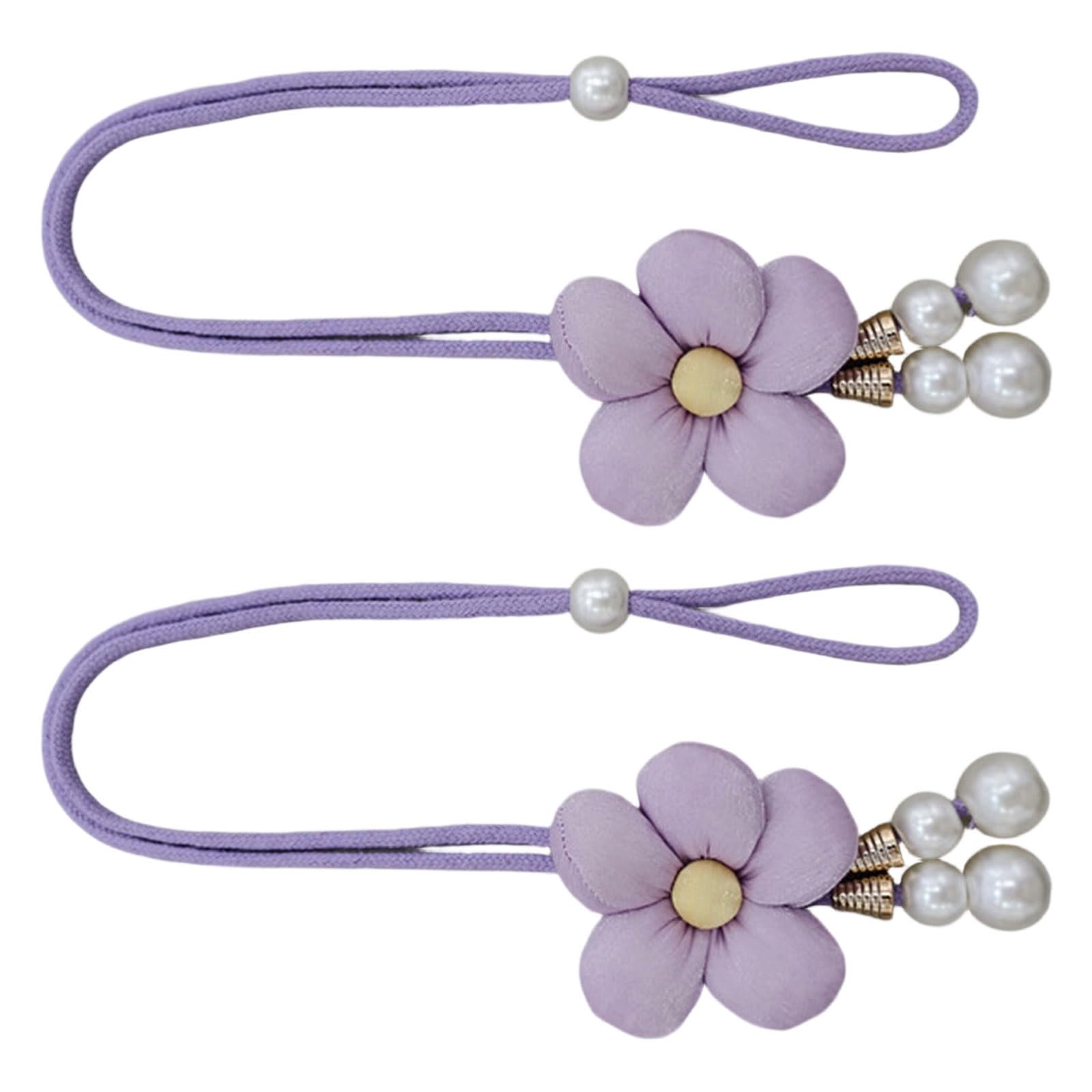 Xjdzineq Curtain Tiebacks Decorative Holdbacks Retro Flower Curtains Buckles Rope Drapery Holdbacks Home Decors Tieback