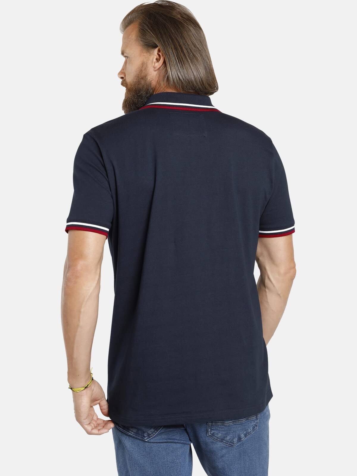 Jan Vanderstorm Herren Doppelpack Poloshirt Johan | 2er-Pack kurzarm Polo-hemd aus reiner Baumwolle, hochwertige Verarbeitung und klassisches Design, große Größen L-7XL