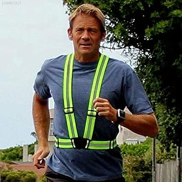 Ubersweet Imported Reflective Vest Adjustable Safety Security Visibility Riding Bike Motorcycle