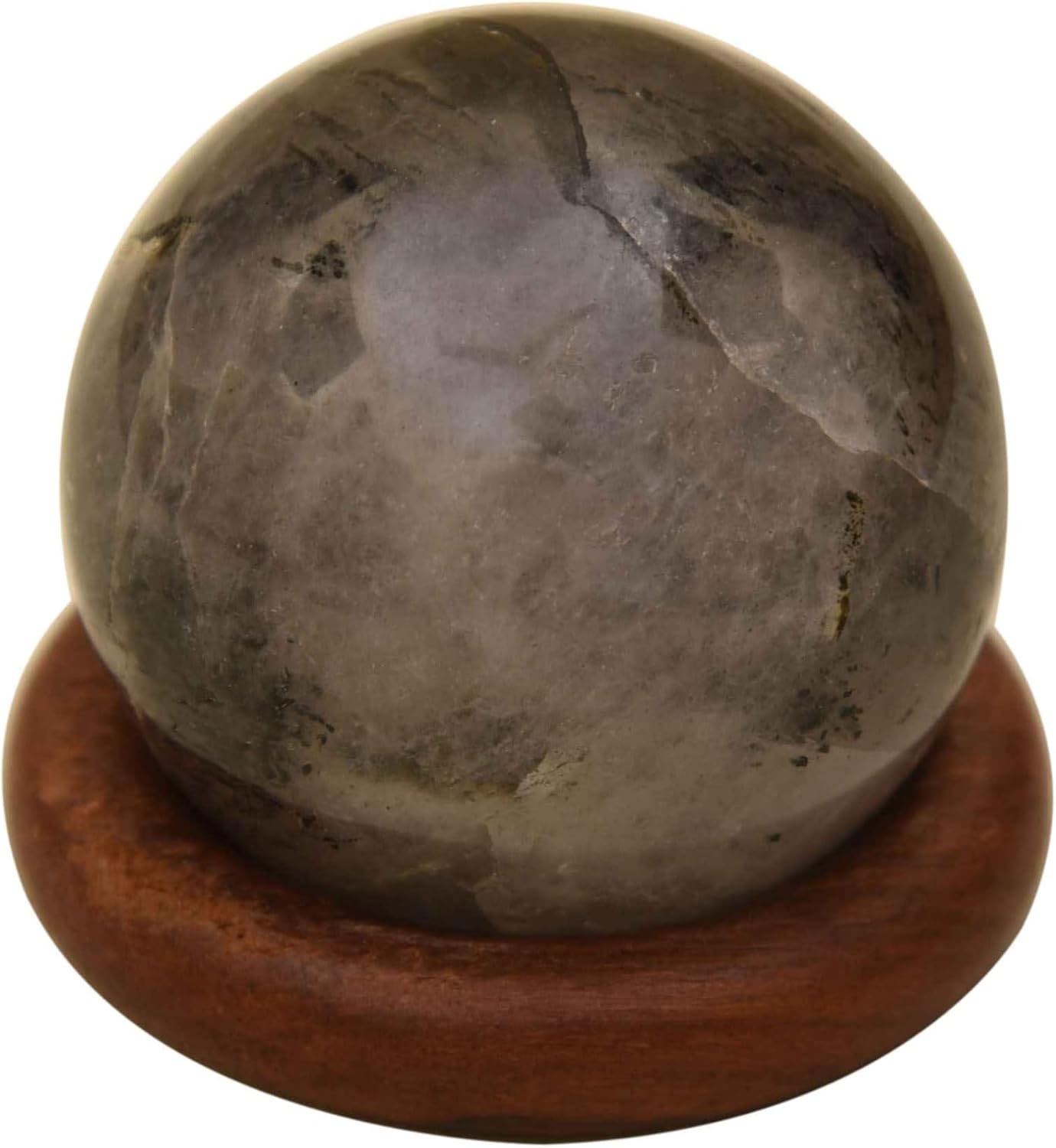 Blessfull Healing Reiki Healing Black Rutile Design #1 Sphere Ball Stone 40-50 mm Approx