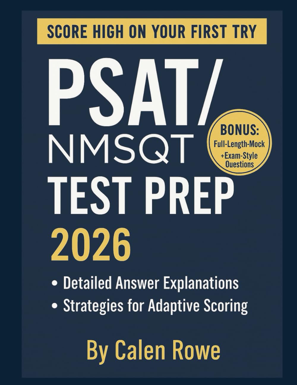 PSAT/NMSQT TEST PREP 2026: "Master the Skills, Build Confidence, and Reach Your Full Score Potential”