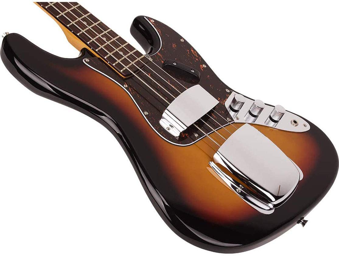 SX Jazz Style Electric Bass in Vintage Sunburst - with Gig Bag