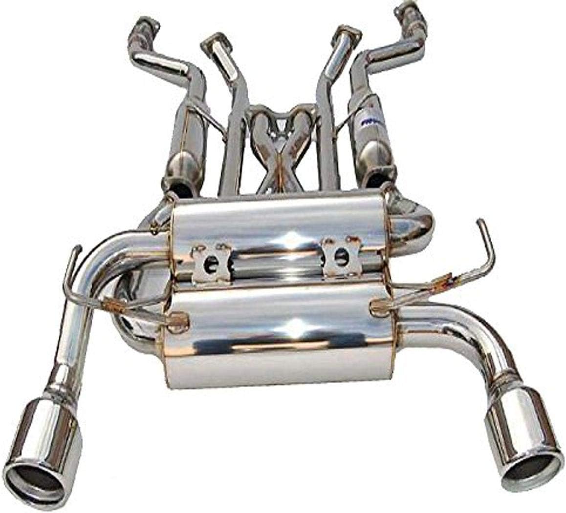 Invidia (HS14IQ5GIS) Gemini Stainless Steel Polished Tips Catback Exhaust for Infiniti Q50 RWD