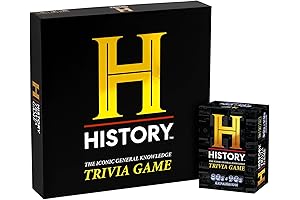 History Channel Trivia Board Game - Unleash Your Trivial Knowledge with 2400+ Questions!