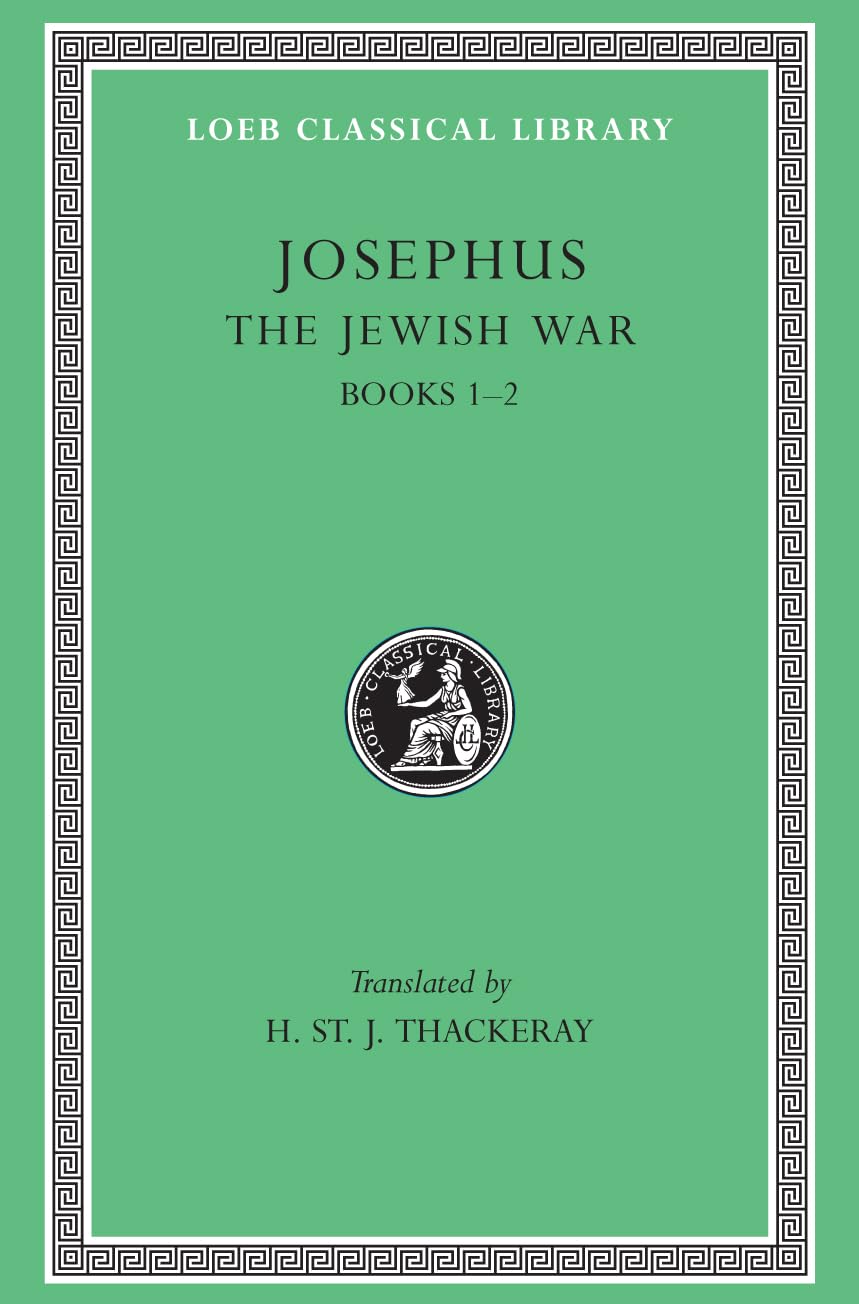 The Jewish War, Volume I