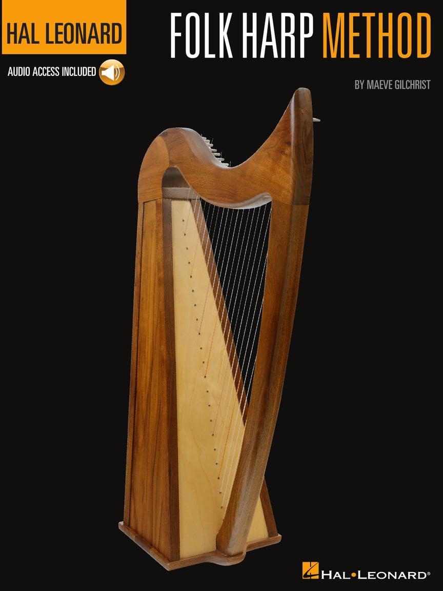Hal Leonard Folk Harp Method Book/Online Audio