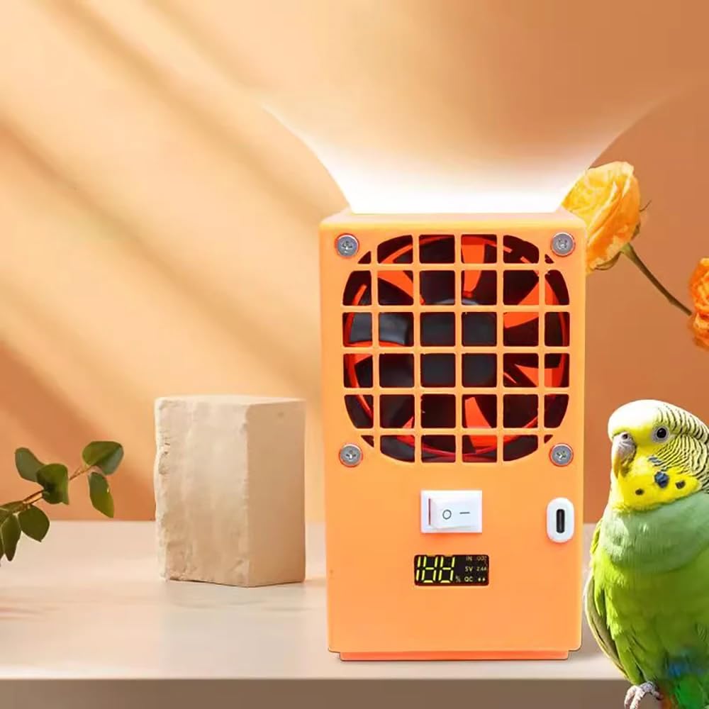 Mini Soffiatore Elettrico per Cereali, Soffiatore per Mangime per Uccelli Domestici, Per Alimenti Type-C 5V