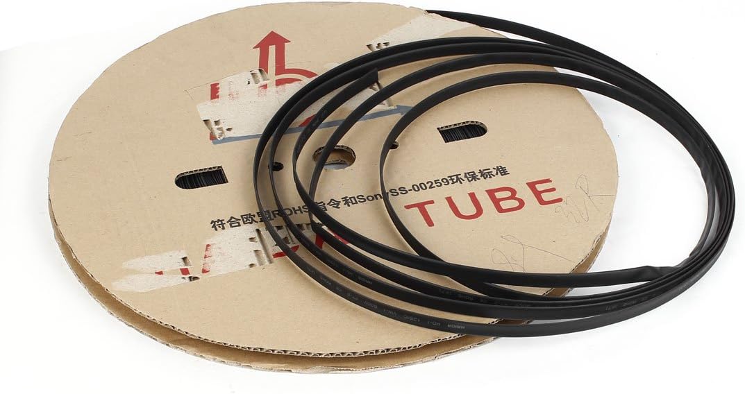 100M Black Polyolefin Heat Shrinkable Tubings 7mm Diameter (id: 36f 117 aad c48 8d7