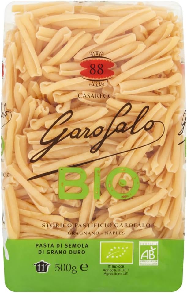 Garofalo Organic Caserecce Italian Dried Pasta, 500g (Pack of 1)