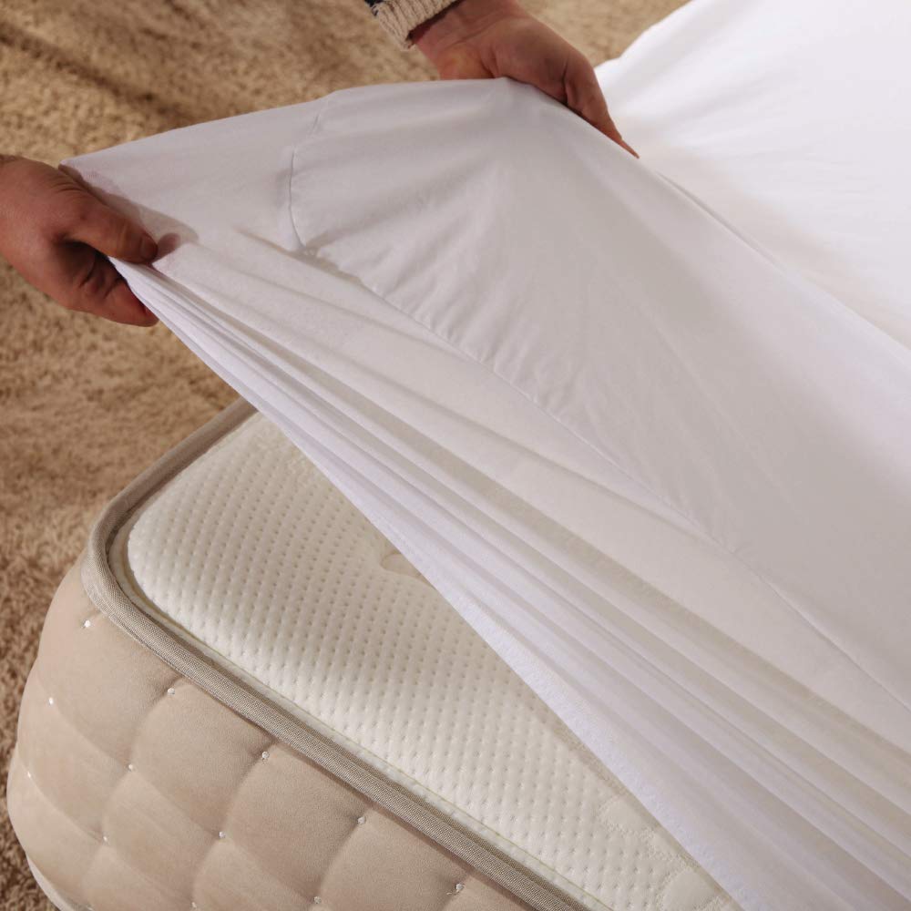 Don Descanso-Protector de Colchón Impermeable Tencel, Cubrecolchón 160x190/200cm. Hipoalergénico, Funda de Colchón Transpirable, Ultrasuave, Antiácaros, Ecológico 100% Biodegradable