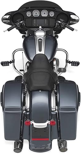 Miniatura 8 de Estriberas para motocicleta y autopista, compatible con Harley Road King Street Glide, Honda, Suzuki, Yamaha con protector de motor de 1 pulgada