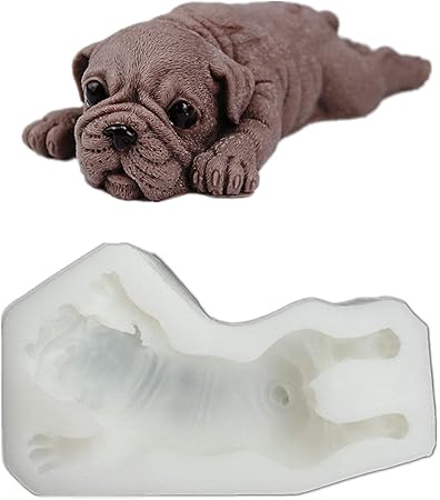 Amazon シャー ペイ犬形状シリコン樹脂粘土金型 金型 ムースケーキ型 工芸 樹脂エポキシ樹脂 Diyファッションデコレーションツールフォンダン金型 石鹸金型 キャンドル金型 Aouke 飴 チョコレート型 通販