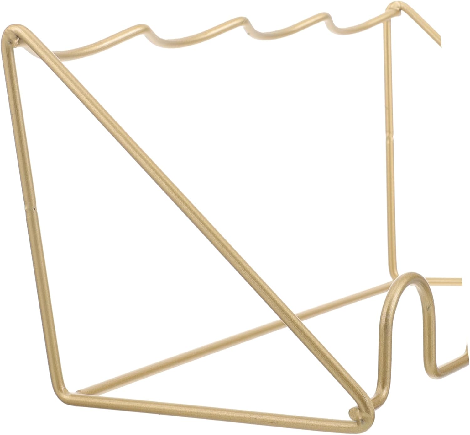 Xmas Desktop Wine Bottle Holder Metal Wine Rack Tabletop Golden