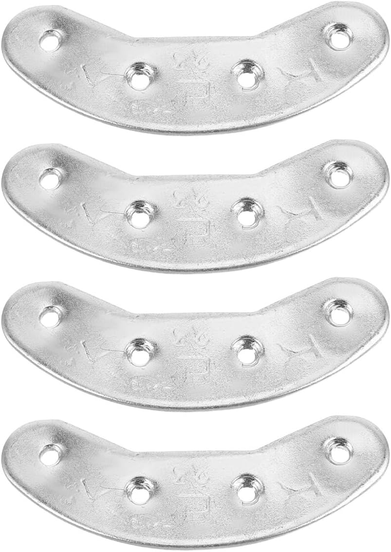 3 Pairs Metal Heel Plates：Sole Repair Kit Iron Sole Protectors Anti-Wear Pads - Shoes Heel Taps Tips Repair Pad with Screw Nails for Shoes and Boot for Outdoor Hiking Easy DIY Installation