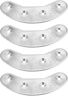 3 Pairs Metal Heel Plates:Sole Repair Kit Iron Sole Protectors Anti-Wear Pads - Shoes Heel Taps Tips Repair Pad with Screw Nails for Shoes and Boot for Outdoor Hiking Easy DIY Installation
